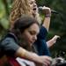 Starr Bryan, 13, performs during P.E.A.C.E. Day on Sunday. Daniel Brenner I AnnArbor.com